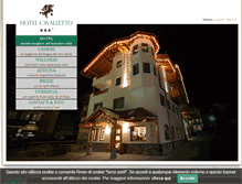 Tablet Screenshot of hotelcavalletto.it